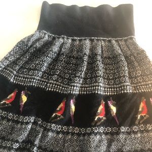 Birds of a feather! Cold weather skirt